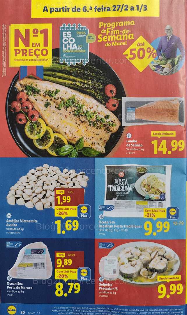 Antevisão Folheto LIDL Promoções de 23 fevereiro a 1 março