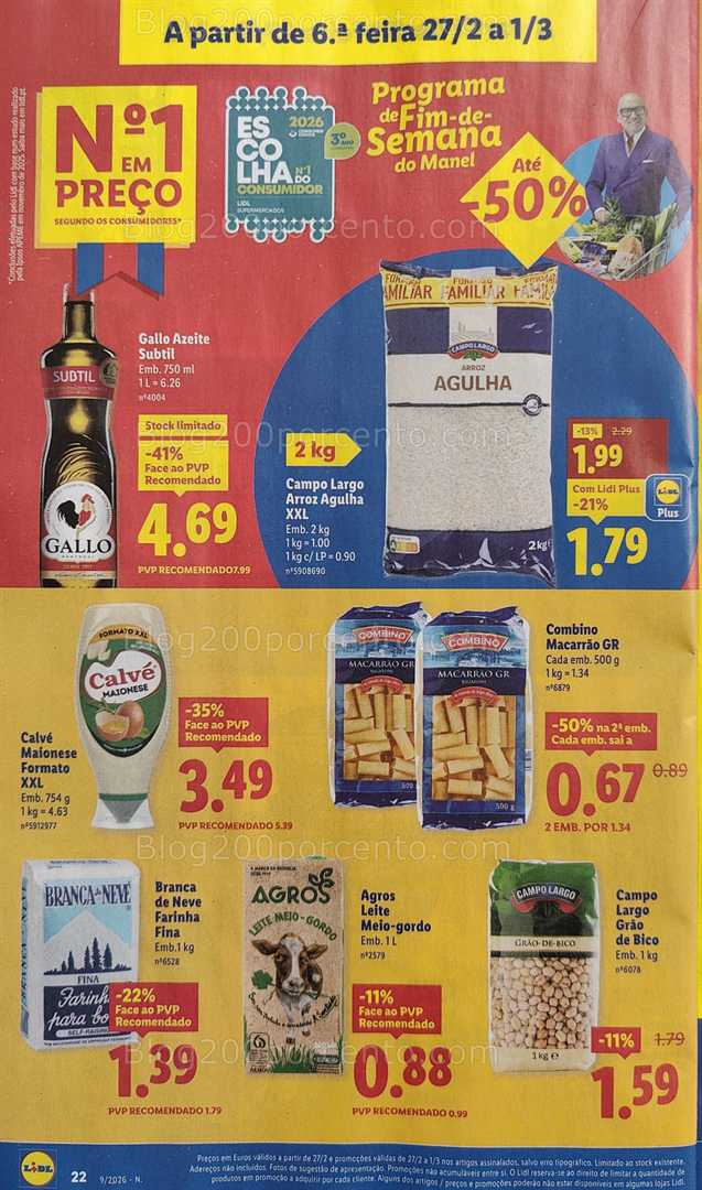 Antevisão Folheto LIDL Promoções de 23 fevereiro a 1 março