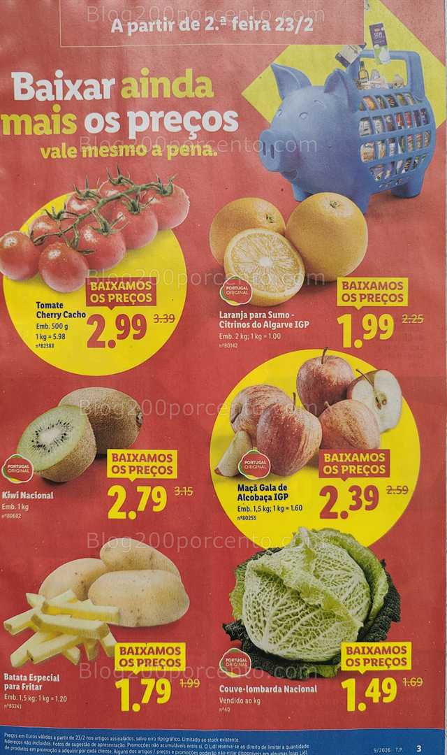 Antevisão Folheto LIDL Promoções de 23 fevereiro a 1 março