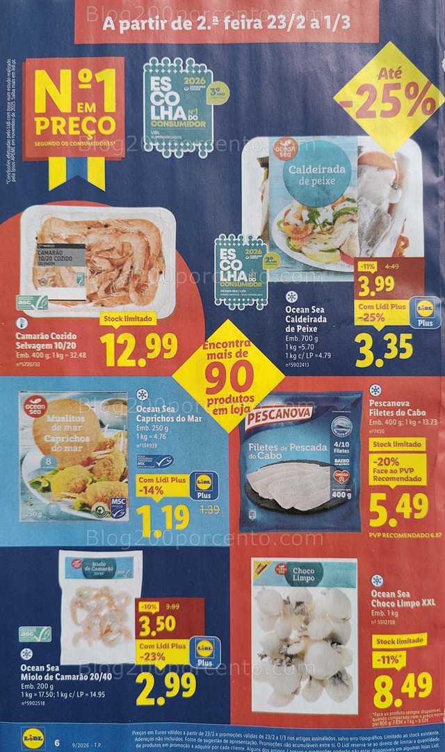 Antevisão Folheto LIDL Promoções de 23 fevereiro a 1 março