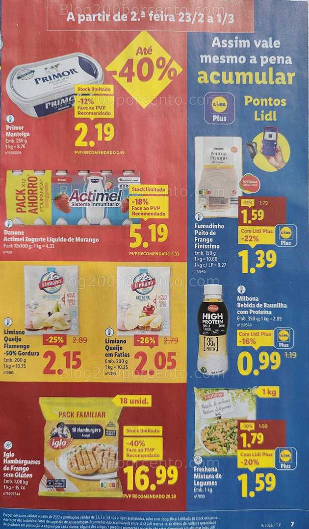 Antevisão Folheto LIDL Promoções de 23 fevereiro a 1 março