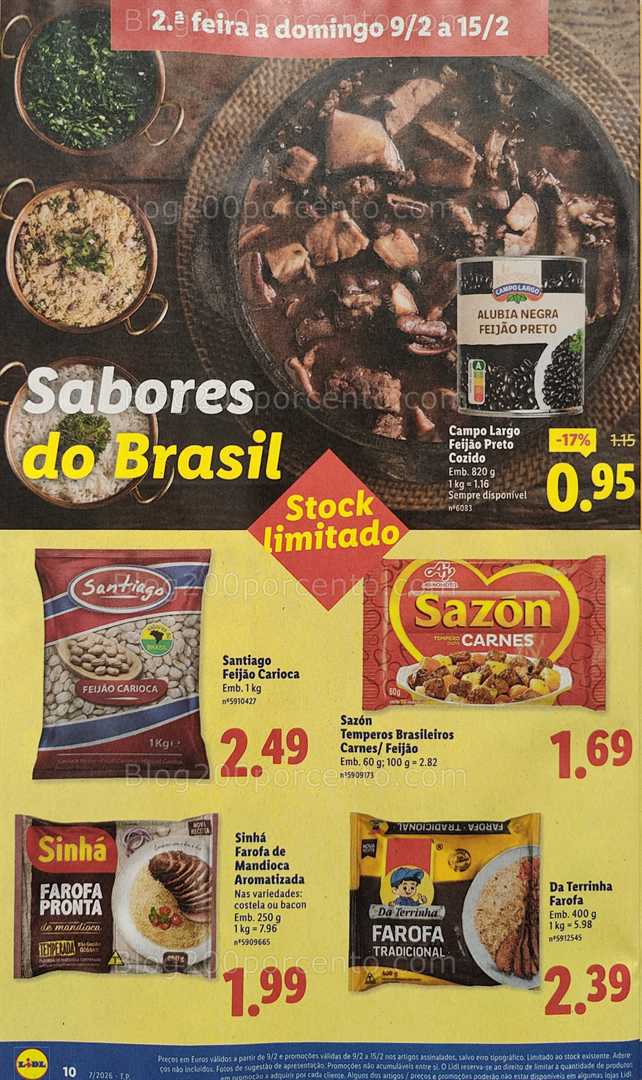 Antevisão Folheto LIDL Promoções de 9 a 15 fevereiro