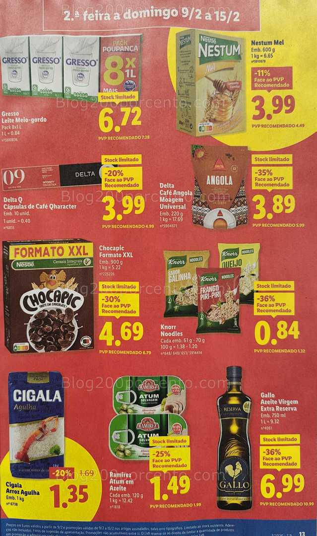 Antevisão Folheto LIDL Promoções de 9 a 15 fevereiro