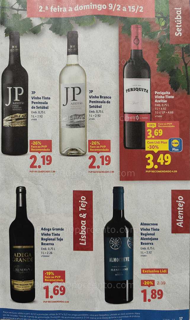 Antevisão Folheto LIDL Promoções de 9 a 15 fevereiro