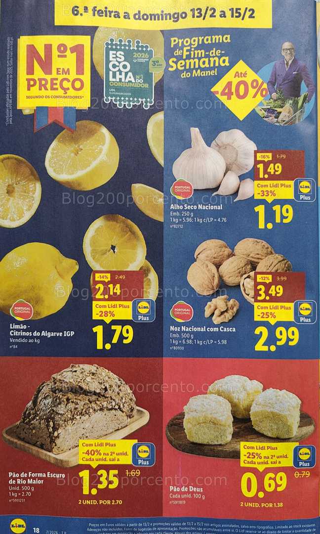 Antevisão Folheto LIDL Promoções de 9 a 15 fevereiro