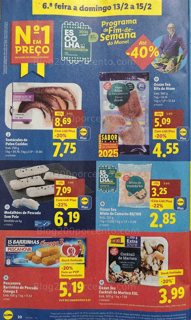 Antevisão Folheto LIDL Promoções de 9 a 15 fevereiro