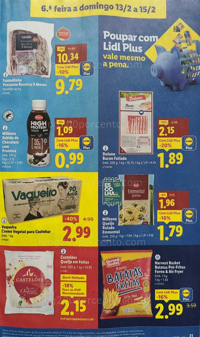 Antevisão Folheto LIDL Promoções de 9 a 15 fevereiro
