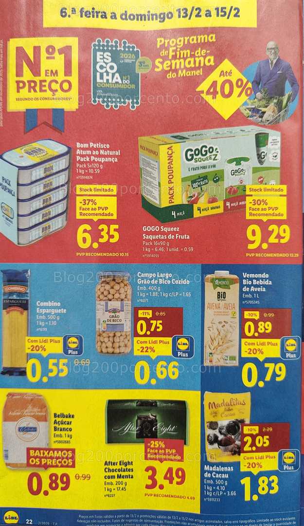 Antevisão Folheto LIDL Promoções de 9 a 15 fevereiro