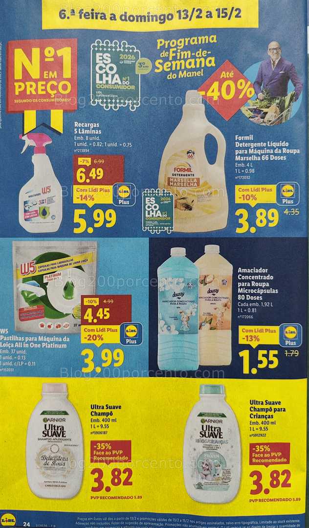 Antevisão Folheto LIDL Promoções de 9 a 15 fevereiro