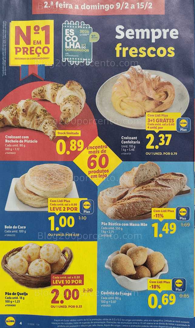 Antevisão Folheto LIDL Promoções de 9 a 15 fevereiro