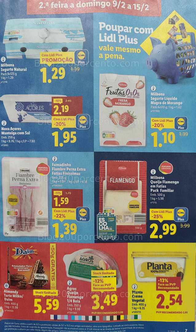 Antevisão Folheto LIDL Promoções de 9 a 15 fevereiro