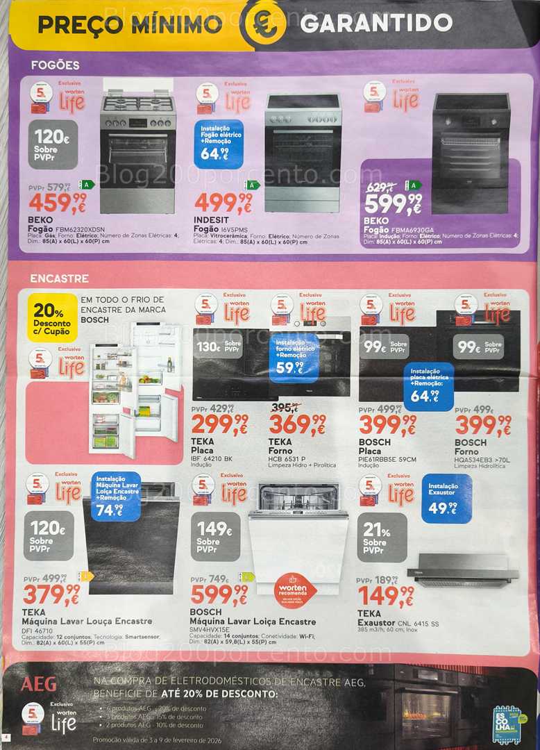 Antevisão Folheto WORTEN Promoções de 3 a 9 fevereiro - Worten Life