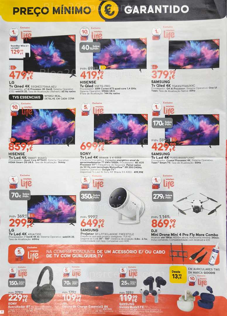 Antevisão Folheto WORTEN Promoções de 3 a 9 fevereiro - Worten Life