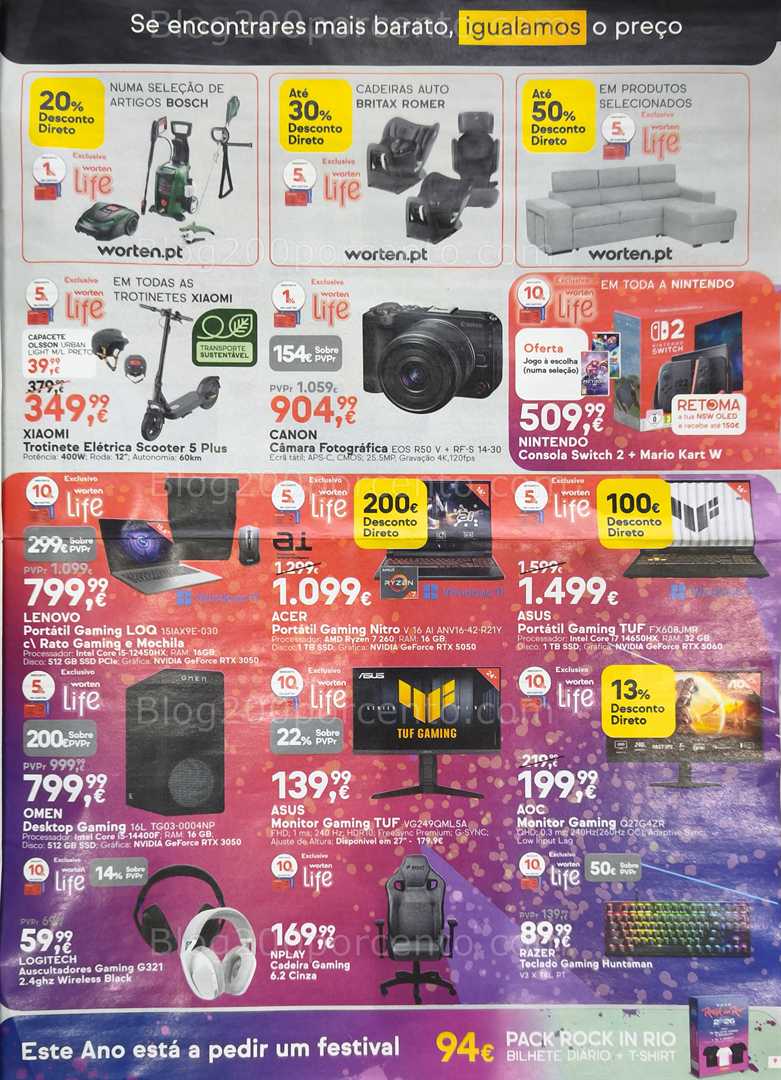 Antevisão Folheto WORTEN Promoções de 3 a 9 fevereiro - Worten Life