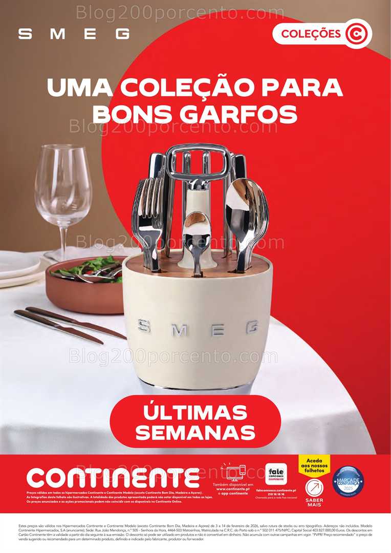 Antevisão Folheto CONTINENTE Dia dos Namorados Promoções de 3 a 14 fevereiro