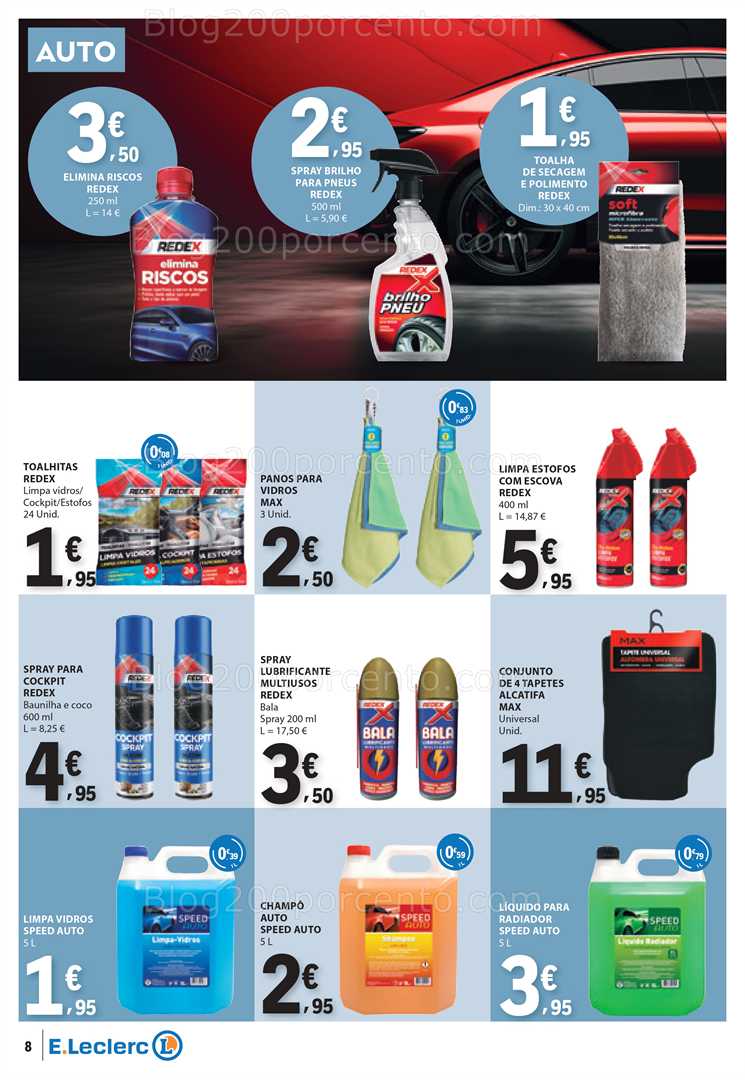 Antevisão Folheto E-LECLERC Bazar Promoções de 12 a 25 fevereiro