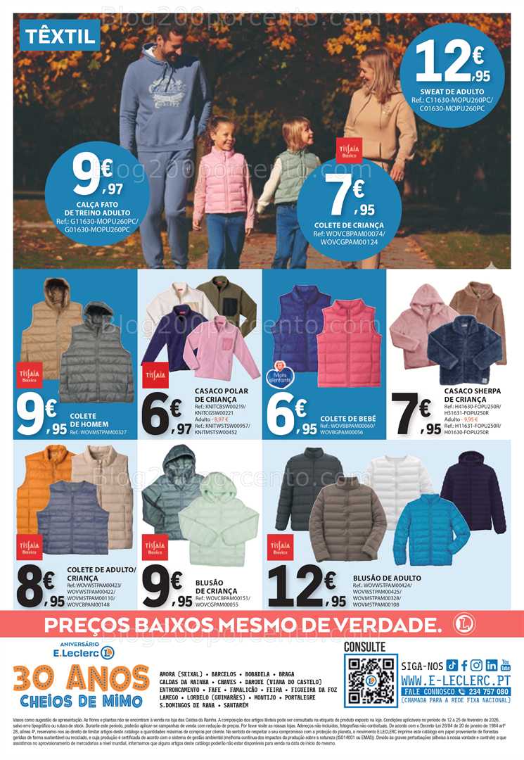 Antevisão Folheto E-LECLERC Bazar Promoções de 12 a 25 fevereiro