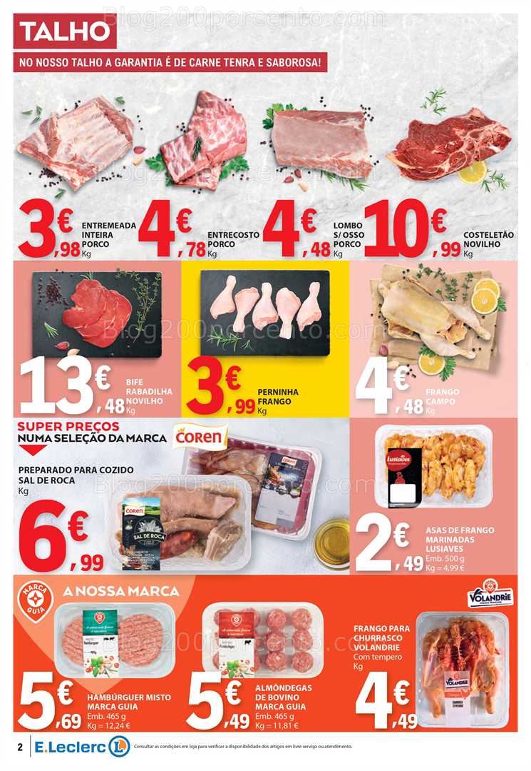 Antevisão Folheto E-LECLERC Promoções de 12 a 18 fevereiro