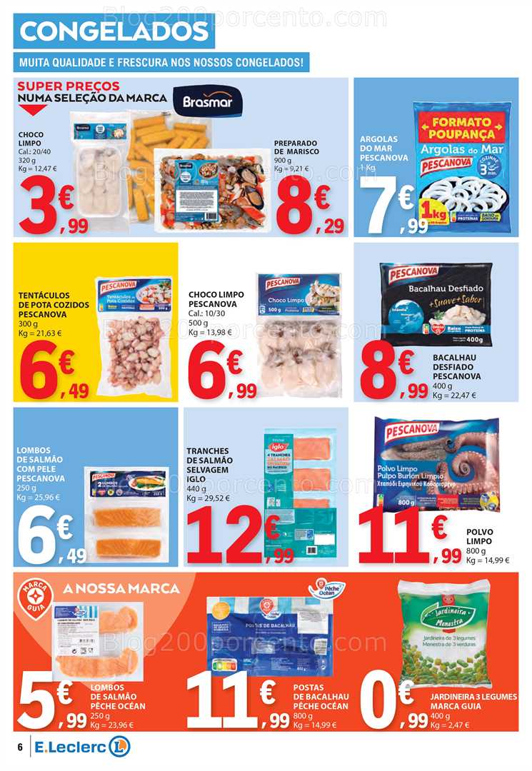 Antevisão Folheto E-LECLERC Promoções de 12 a 18 fevereiro