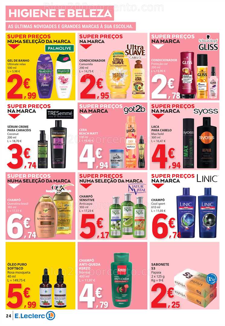 Antevisão Folheto E-LECLERC Promoções de 12 a 18 fevereiro
