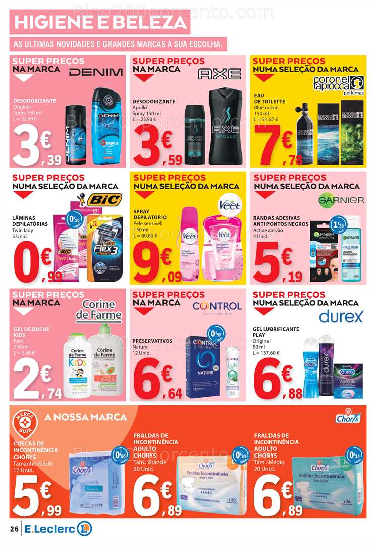 Antevisão Folheto E-LECLERC Promoções de 12 a 18 fevereiro