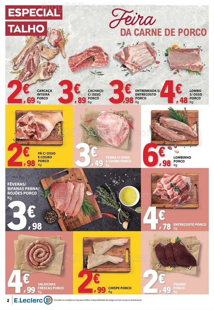 Antevisão Folheto E-LECLERC Promoções de 5 a 11 fevereiro