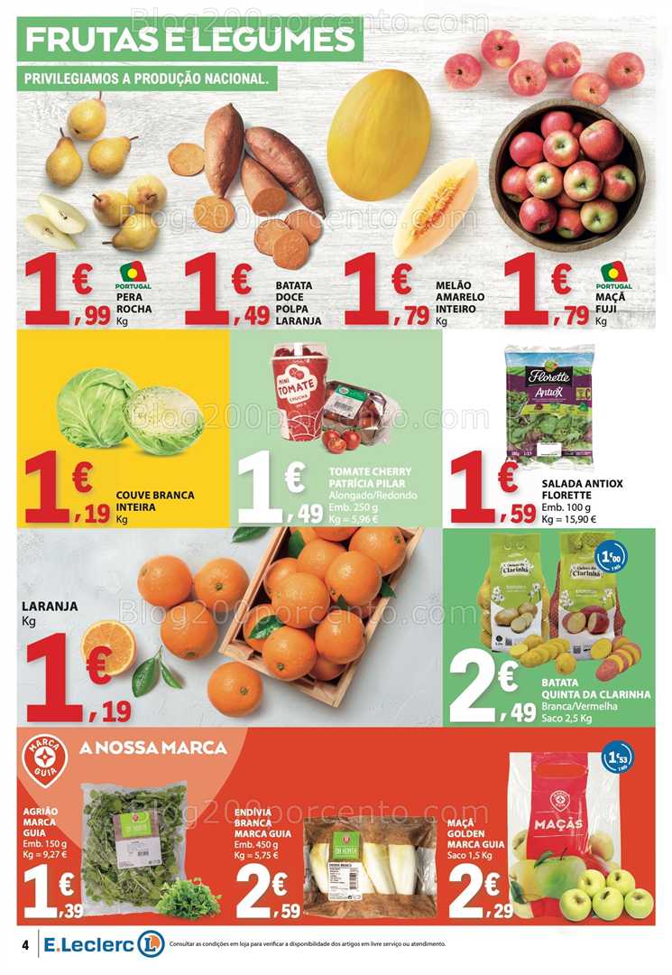 Antevisão Folheto E-LECLERC Promoções de 5 a 11 fevereiro