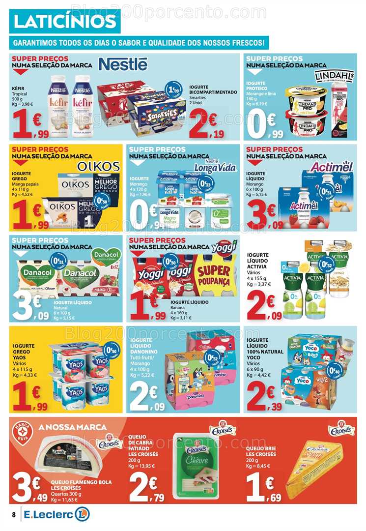 Antevisão Folheto E-LECLERC Promoções de 5 a 11 fevereiro