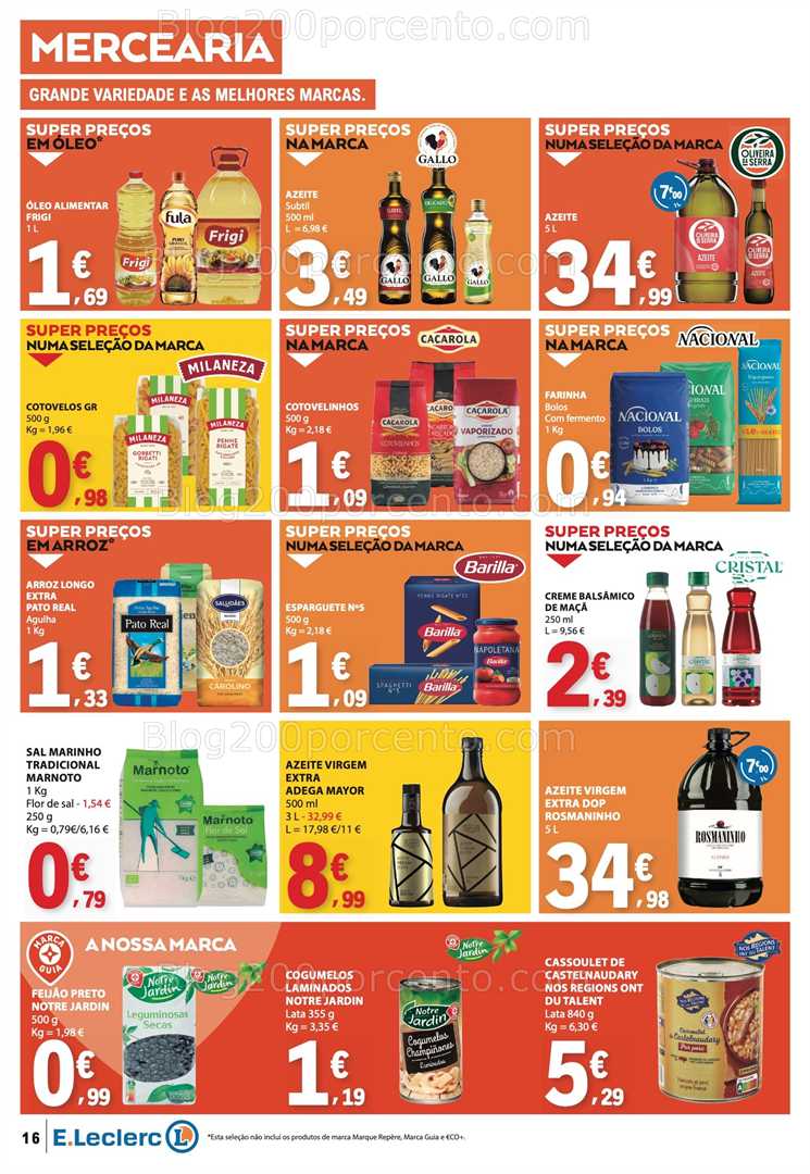 Antevisão Folheto E-LECLERC Promoções de 5 a 11 fevereiro