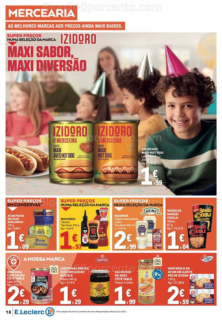 Antevisão Folheto E-LECLERC Promoções de 5 a 11 fevereiro