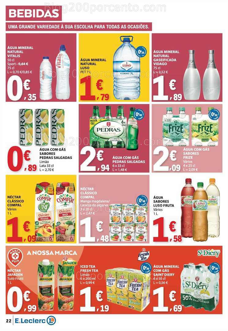 Antevisão Folheto E-LECLERC Promoções de 5 a 11 fevereiro