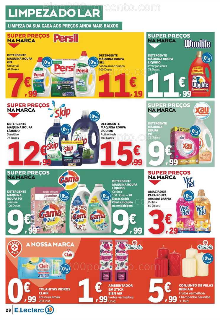 Antevisão Folheto E-LECLERC Promoções de 5 a 11 fevereiro