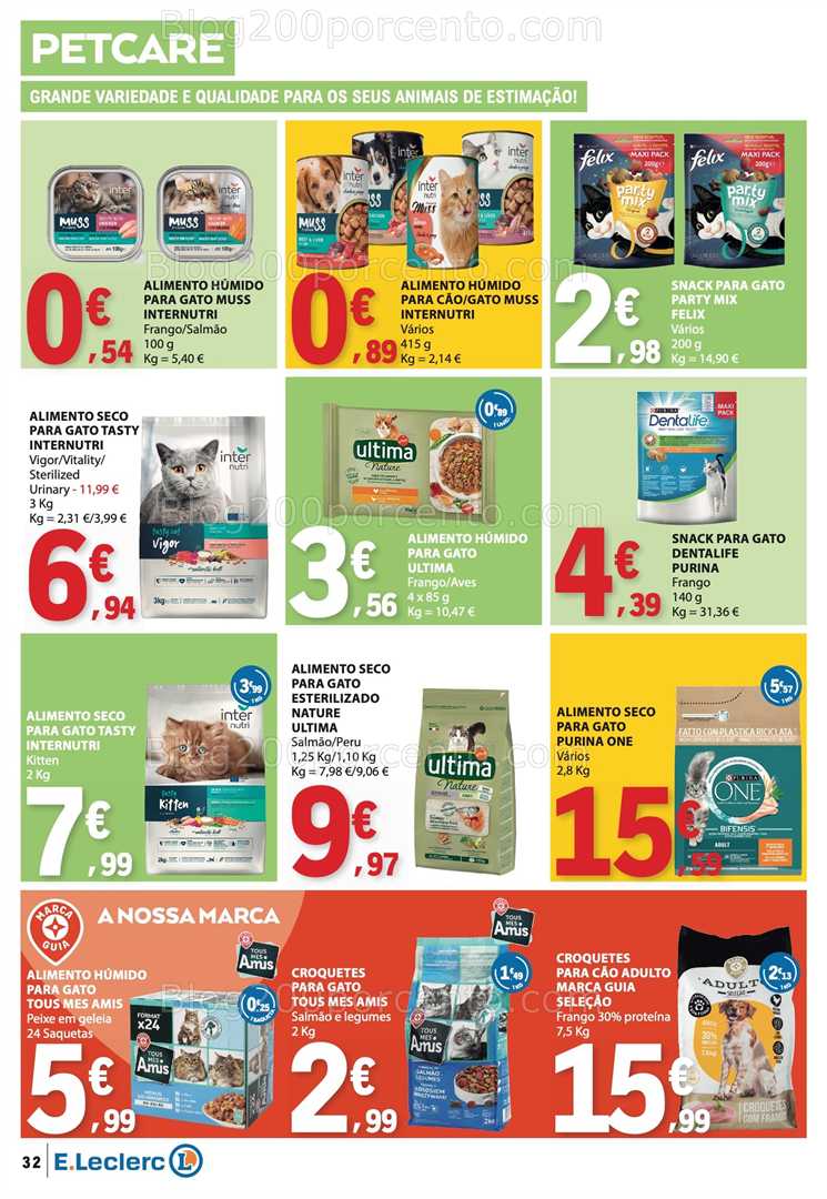 Antevisão Folheto E-LECLERC Promoções de 5 a 11 fevereiro