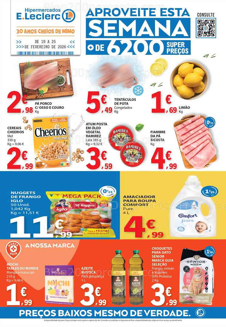 Antevisão Folheto E-LECLERC Promoções de 19 a 25 fevereiro