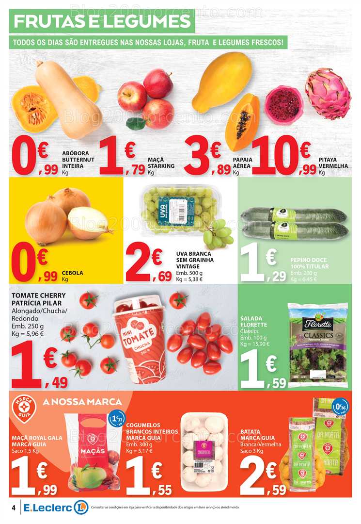 Antevisão Folheto E-LECLERC Promoções de 19 a 25 fevereiro