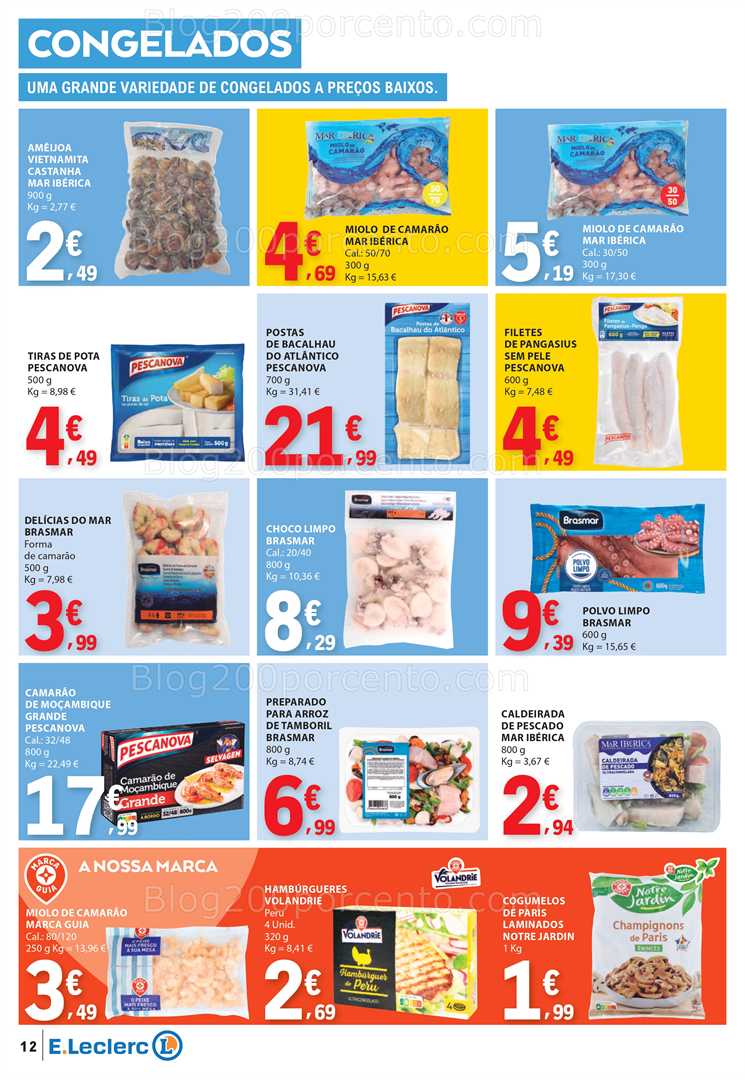 Antevisão Folheto E-LECLERC Promoções de 19 a 25 fevereiro