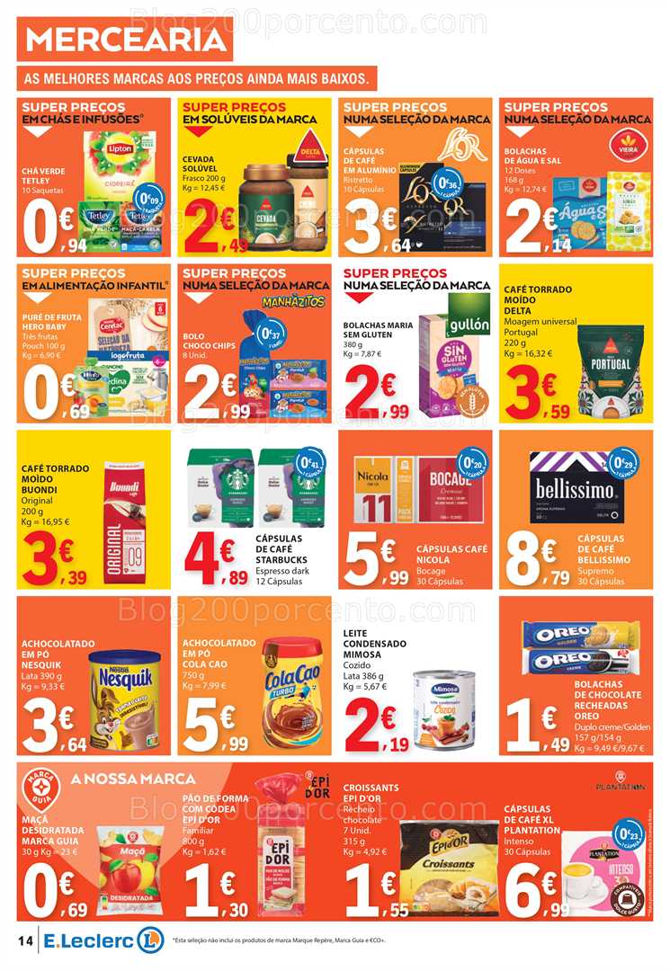 Antevisão Folheto E-LECLERC Promoções de 19 a 25 fevereiro