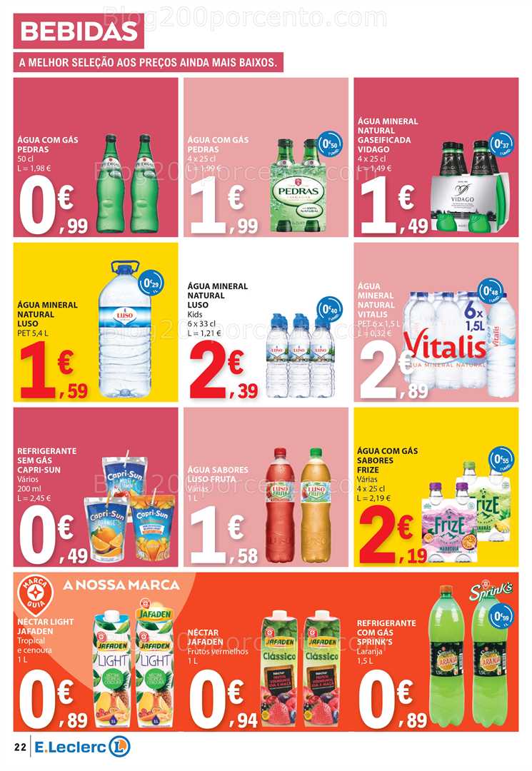 Antevisão Folheto E-LECLERC Promoções de 19 a 25 fevereiro