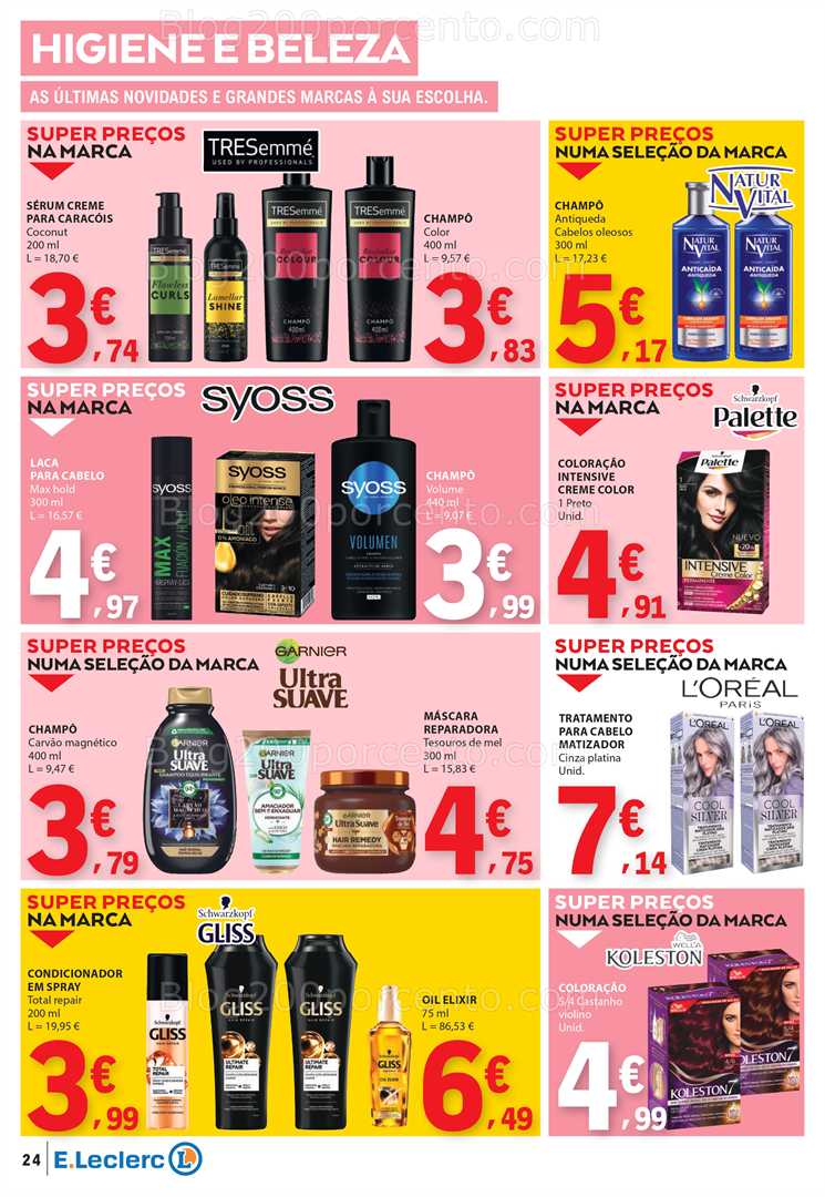 Antevisão Folheto E-LECLERC Promoções de 19 a 25 fevereiro