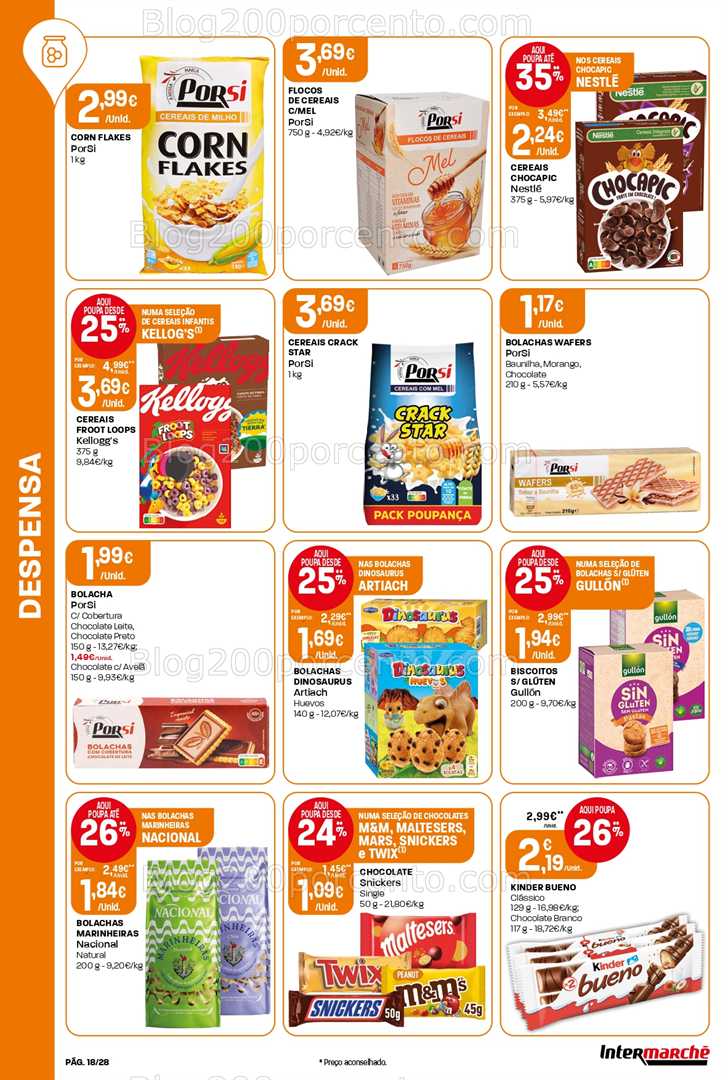 Antevisão Folheto INTERMARCHÉ Contact Promoções de 19 a 25 fevereiro