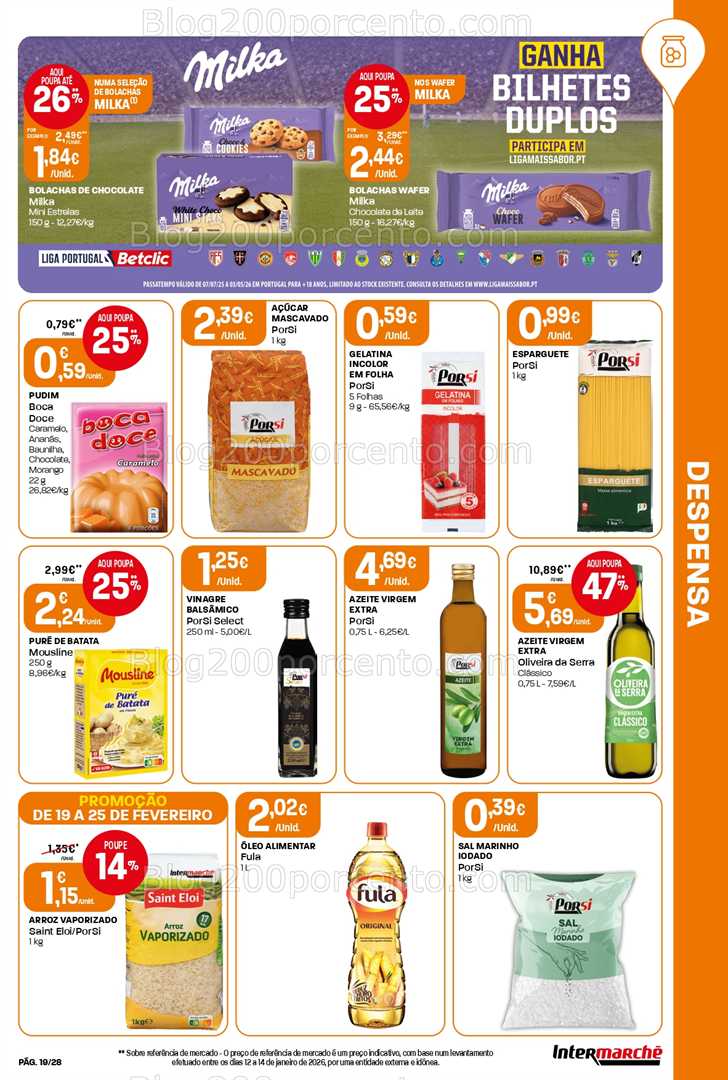 Antevisão Folheto INTERMARCHÉ Contact Promoções de 19 a 25 fevereiro