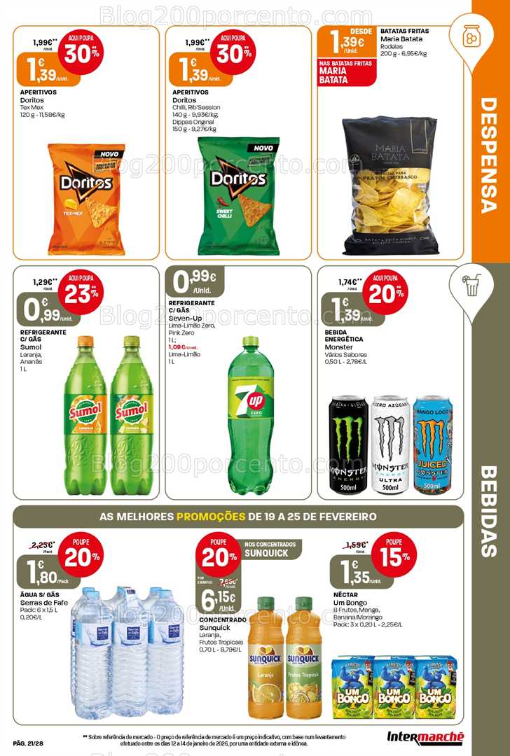 Antevisão Folheto INTERMARCHÉ Contact Promoções de 19 a 25 fevereiro