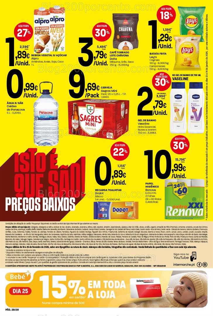 Antevisão Folheto INTERMARCHÉ Contact Promoções de 19 a 25 fevereiro