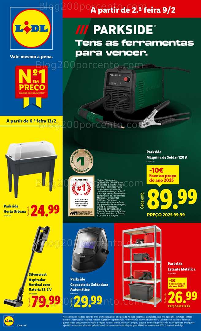 Antevisão Folheto LIDL Bazar Promoções 9 a 19 fevereiro - Edição Digital