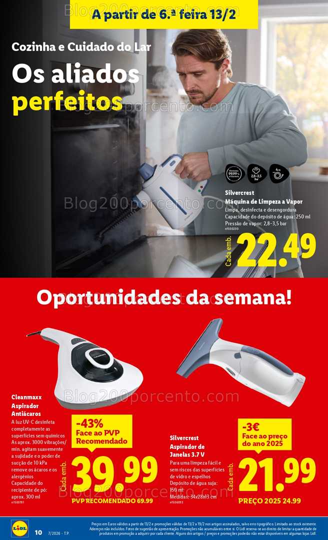 Antevisão Folheto LIDL Bazar Promoções 9 a 19 fevereiro - Edição Digital