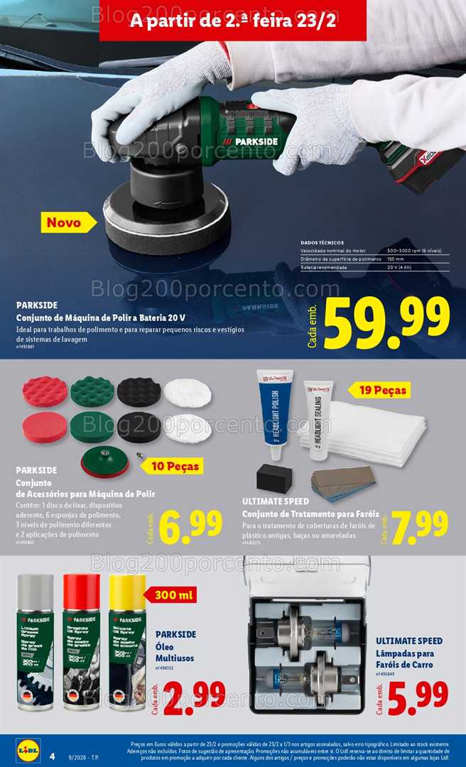 Antevisão Folheto LIDL Bazar Promoções de 23 fevereiro a 5 março - Edição Digital