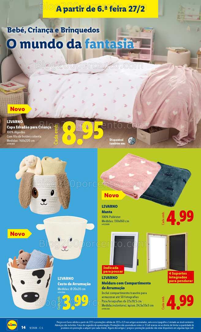 Antevisão Folheto LIDL Bazar Promoções de 23 fevereiro a 5 março - Edição Digital