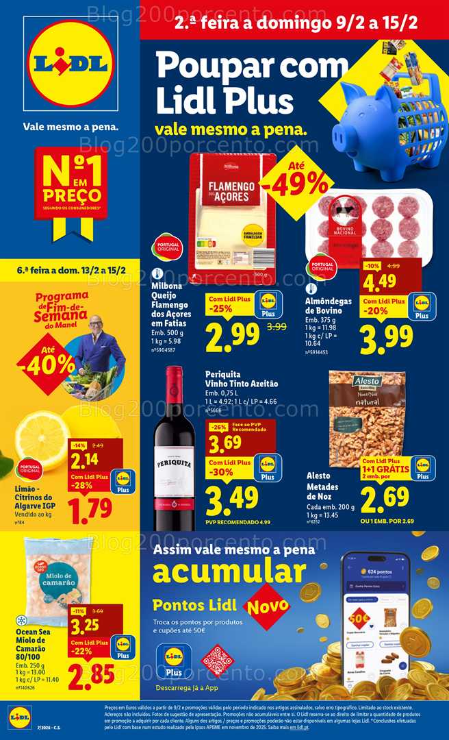 Antevisão Folheto LIDL Promoções 9 a 15 fevereiro - Edição Digital