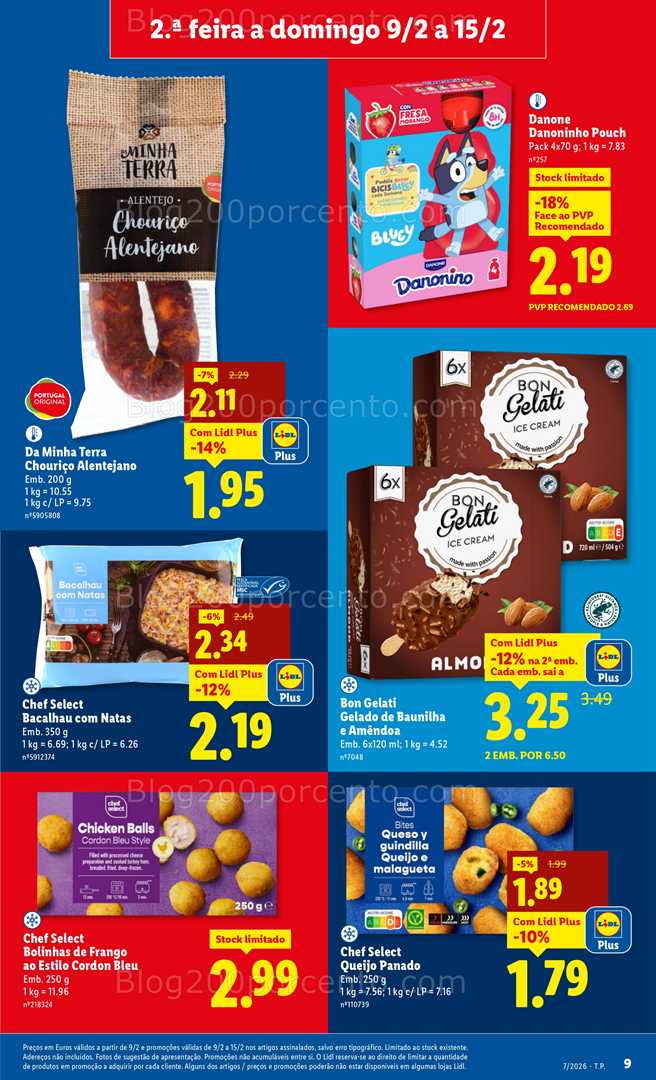 Antevisão Folheto LIDL Promoções 9 a 15 fevereiro - Edição Digital