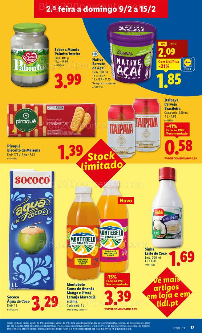 Antevisão Folheto LIDL Promoções 9 a 15 fevereiro - Edição Digital